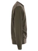Stone Island Crewneck Selda con cinque stampa istituzionali