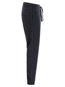 Stone Island Cotton Trousers With Drawstring