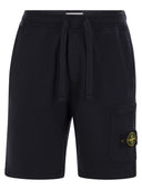 Pantaloncini di bermuda di cargo di pietra con tasche e cintura da cofano