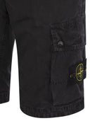 Stone Island Cargo Bermuda Shorts With Stone Island Badge