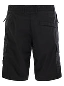 Stone Island Stretch Cotton Canvas Bermuda Shorts