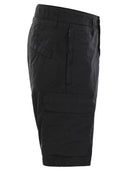 Stone Island Stretch Cotton Canvas Bermuda Shorts