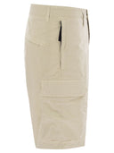Pantaloncini di bermuda in tela di cotone essola di pietra
