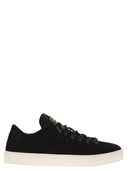 Stone Island Laced Trainer With Logo