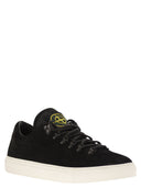 Stone Island Laced Trainer With Logo