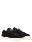 Stone Island Laced Trainer With Logo