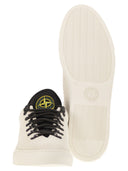 Stone Island Laced Trainer With Logo