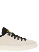 Stone Island Laced Trainer With Logo