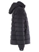 Moncler Arneb قصيرة أسفل سترة مع غطاء محرك السيارة