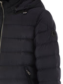 Moncler Arneb قصيرة أسفل سترة مع غطاء محرك السيارة