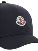 Gorra de béisbol de gabardina de algodón moncler
