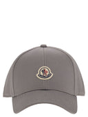 Gorra de béisbol de gabardina de algodón moncler