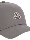Gorra de béisbol de gabardina de algodón moncler