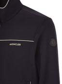 Moncler Cotton And Modal Sweatshirt With Zip
