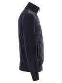 Moncler Wool Padded Cardigan With Zip