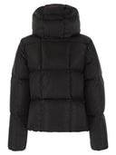 Moncler Castelnou Short Down Jacket With Hood And Square Quilting