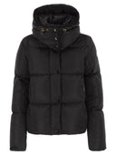 Moncler Castelnou Short Down Jacket With Hood And Square Quilting