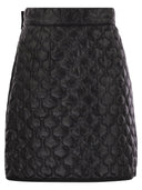 Moncler gepolsterte Minirock mit quadratischer Quilt