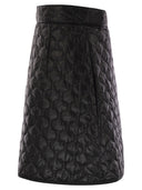 Moncler gepolsterte Minirock mit quadratischer Quilt