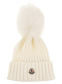 Wollkappe Moncler mit synthetischer Pompom