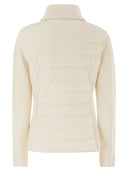 Moncler Padded Wool Cardigan With Zip