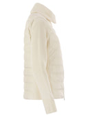 Moncler Padded Wool Cardigan With Zip