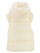 Moncler Grenoble Arve Teddy Effect Fleece Padded Gilet With Hood