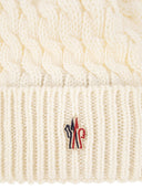Moncler Grenoble Wool Hat med Pom Pom