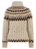 Moncler Grenoble Girose Cardigan With Zip In Wool Blend