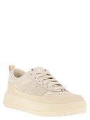Moncler Moncler Altive Suede y Nubuck Leather Trainer