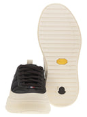 Moncler Moncler Altive Suede And Nubuck Leather Trainer
