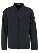 Stone Island Comfortable Overshirt With Overlapping Pockets On The Chest