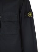Stone Island Comfortable Overshirt With Overlapping Pockets On The Chest