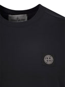 Stone Island kortærmet T -shirt med kompas logo patch