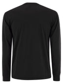 Stone Island Long Sleeved Slim Fit T Shirt With Compass Patch