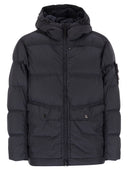 Stone Island Down Jacket met winddichte kap