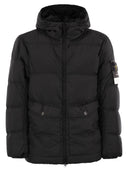 Stone Island Down Jacket With Windproof Hood