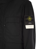 Stone Island Padded Field Jacket With Anti Drip And Snap Pockets