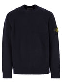 Stone Island Round Neck Jumper With Raglan Sleeves