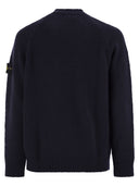 Stone Island Round Neck Jumper With Raglan Sleeves
