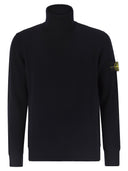Stone Island Finely Ribbed Turtleneck Sweater