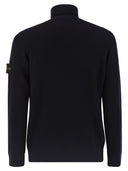 Stone Island Finely Ribbed Turtleneck Sweater