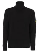 Stone Island Finely Ribbed Turtleneck Sweater