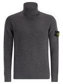 Stone Island fin ribbet turtleneck -genser