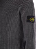 Stone Island fin ribbet turtleneck -genser