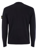 Stone Island Round Neck Jumper With Embossed Stitching