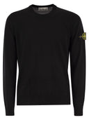 Stone Island Round Neck Jumper With Embossed Stitching