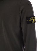 Stone Island Round Neck Jumper With Embossed Stitching