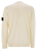 Stone Island Round Neck Jumper With Embossed Stitching