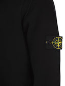 Stone Island Crew Neck Jumper With Reverse Stitch Details